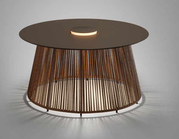 Bover Coffeetable Leuchte Nit/80/R Braun